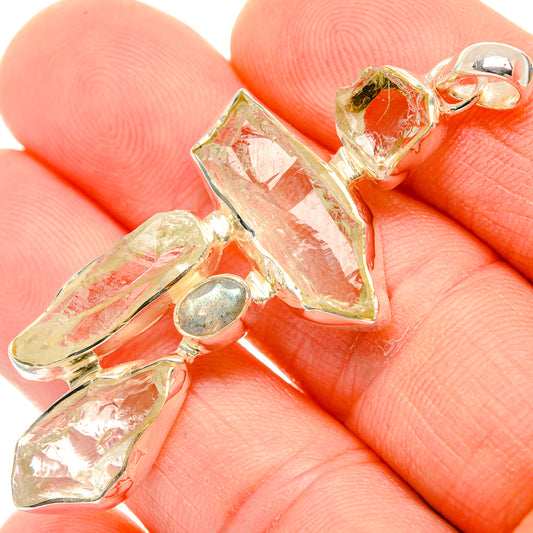 Green Amethyst Pendants handcrafted by Ana Silver Co - PD30597