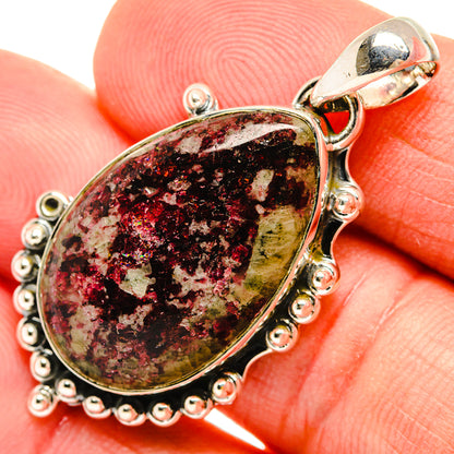 Russian Eudialyte Pendants handcrafted by Ana Silver Co - PD30602