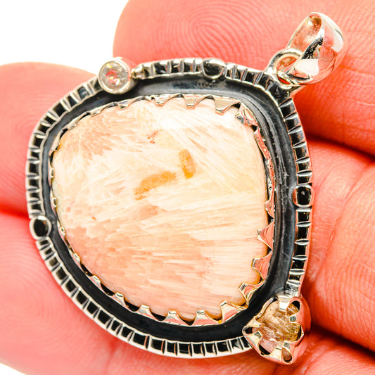 Scolecite Pendants handcrafted by Ana Silver Co - PD30608