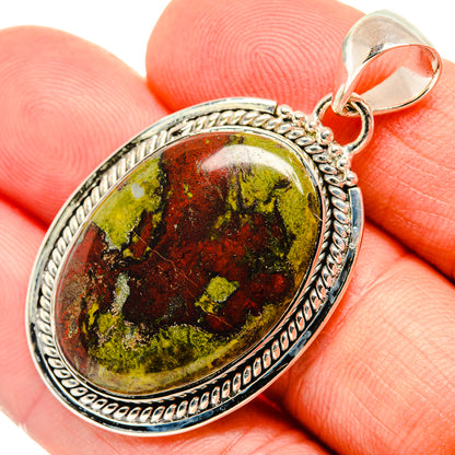 Dragon's Blood Stone Pendants handcrafted by Ana Silver Co - PD30609