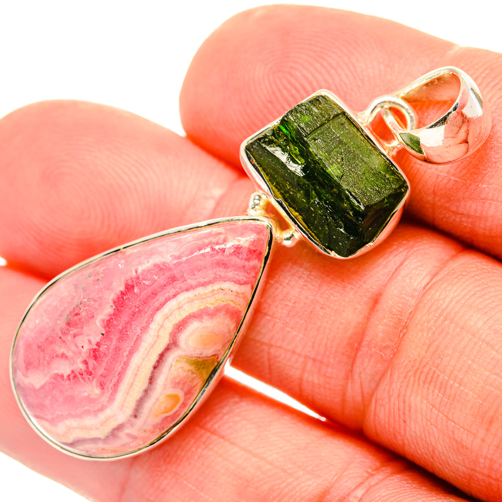 Rhodochrosite Pendants handcrafted by Ana Silver Co - PD30611