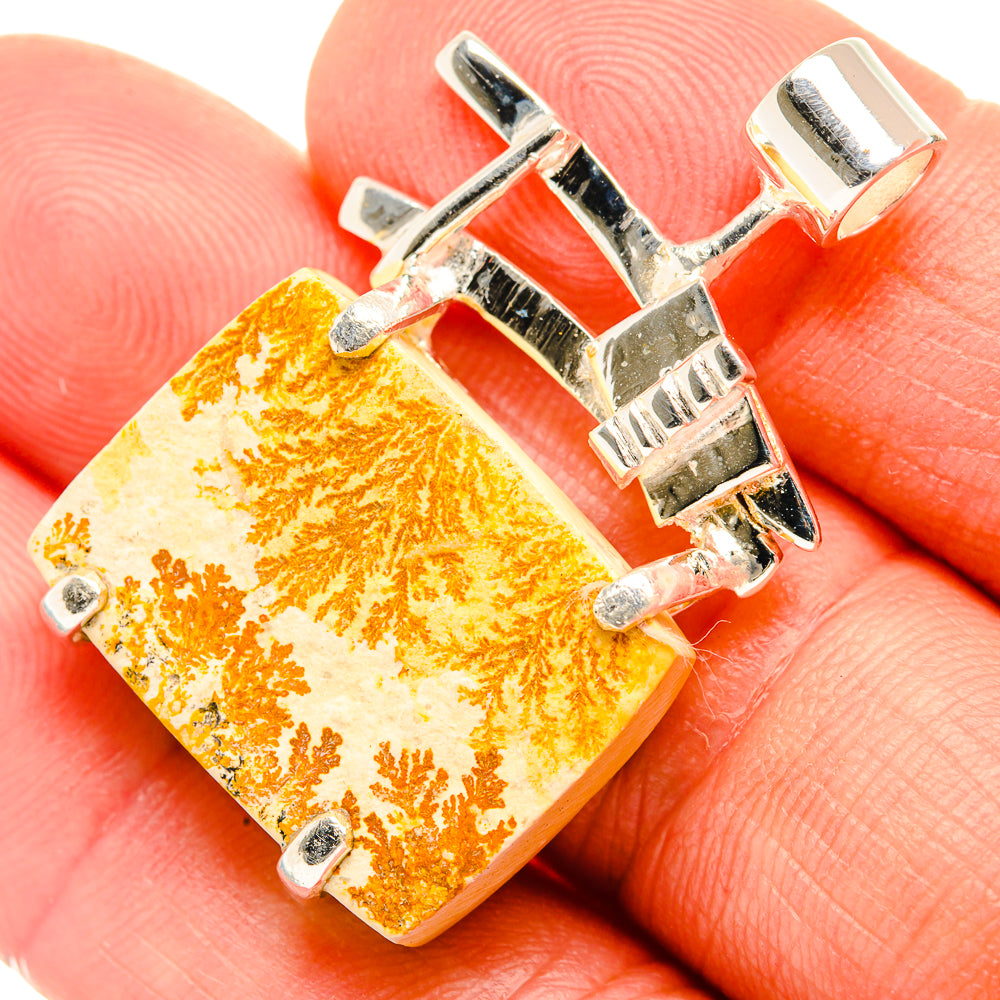 Germany Psilomelane Dendrite Pendants handcrafted by Ana Silver Co - PD30616