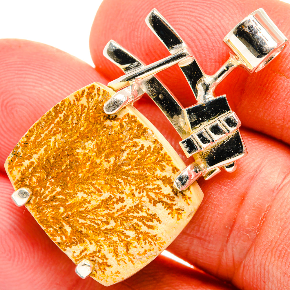 Germany Psilomelane Dendrite Pendants handcrafted by Ana Silver Co - PD30636