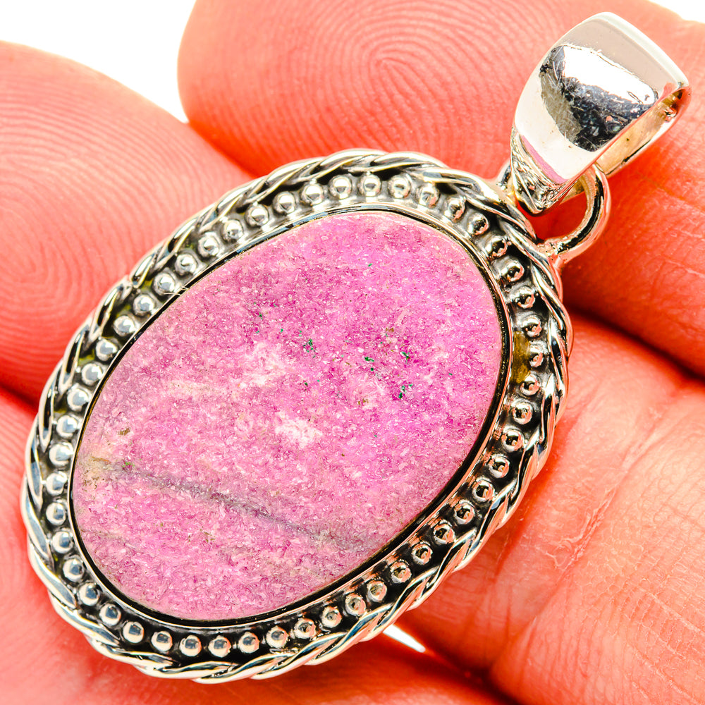 Cobalto Calcite Druzy Pendants handcrafted by Ana Silver Co - PD30643