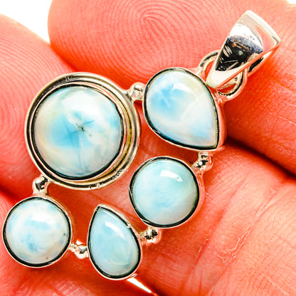 Larimar Pendants handcrafted by Ana Silver Co - PD30644