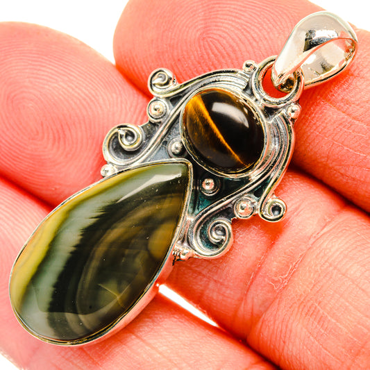 Imperial Jasper Pendants handcrafted by Ana Silver Co - PD30653