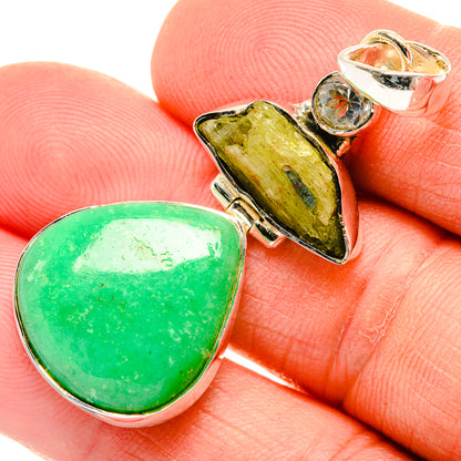 Amazonite Pendants handcrafted by Ana Silver Co - PD30654