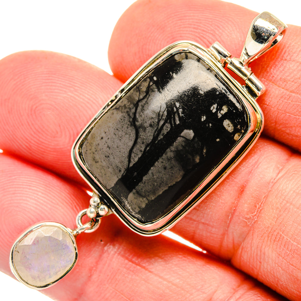 Picasso Jasper Pendants handcrafted by Ana Silver Co - PD30655