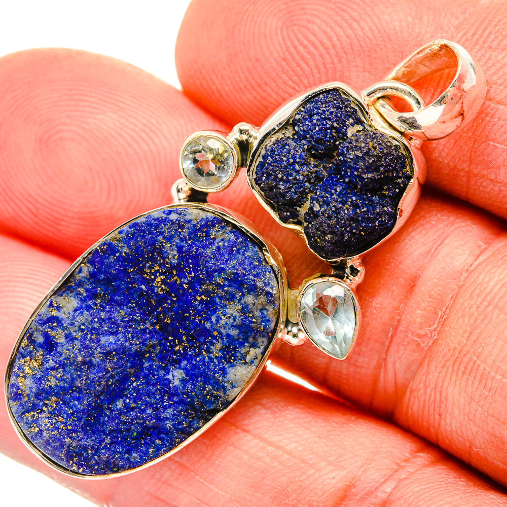 Lapis Lazuli Pendants handcrafted by Ana Silver Co - PD30657