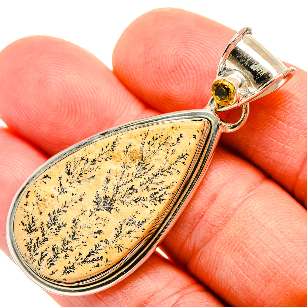 Germany Psilomelane Dendrite Pendants handcrafted by Ana Silver Co - PD30659