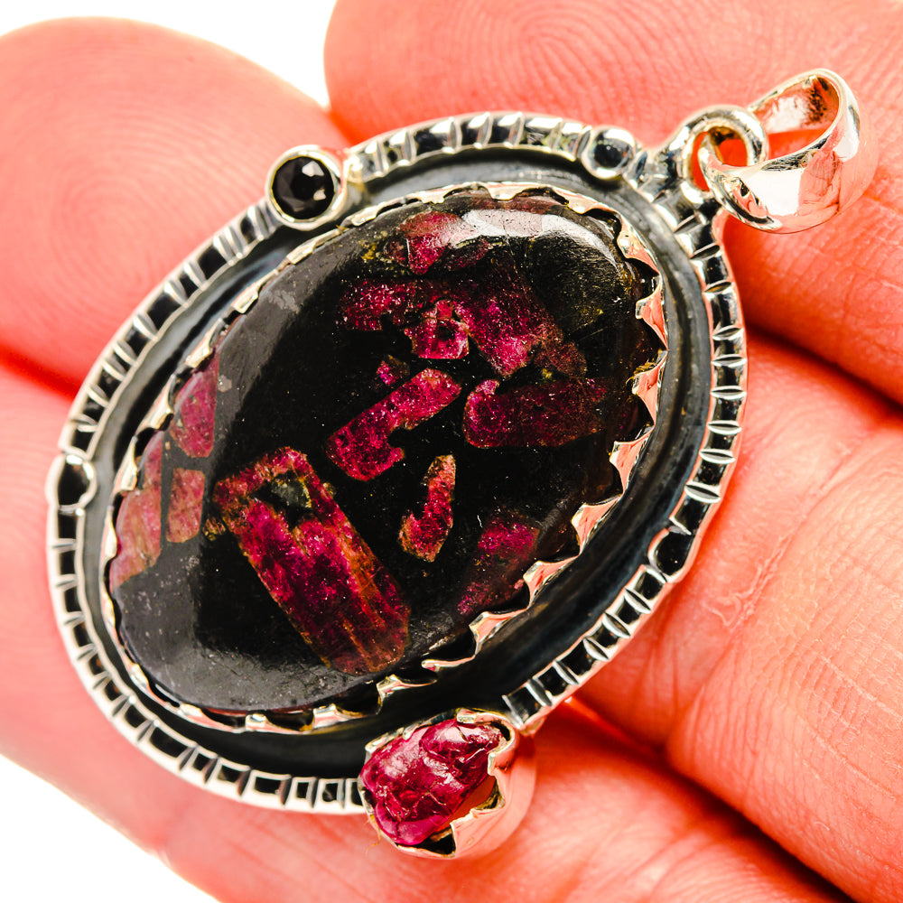 Russian Eudialyte Pendants handcrafted by Ana Silver Co - PD30677