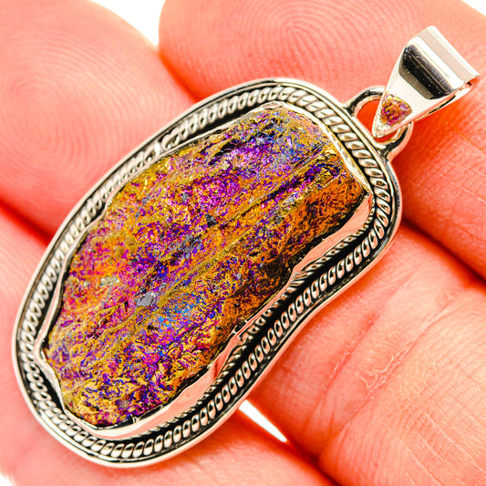 Titanium Druzy Pendants handcrafted by Ana Silver Co - PD30688