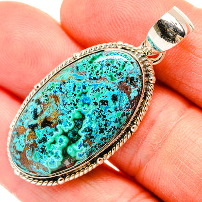 Shattuckite Pendants handcrafted by Ana Silver Co - PD30691