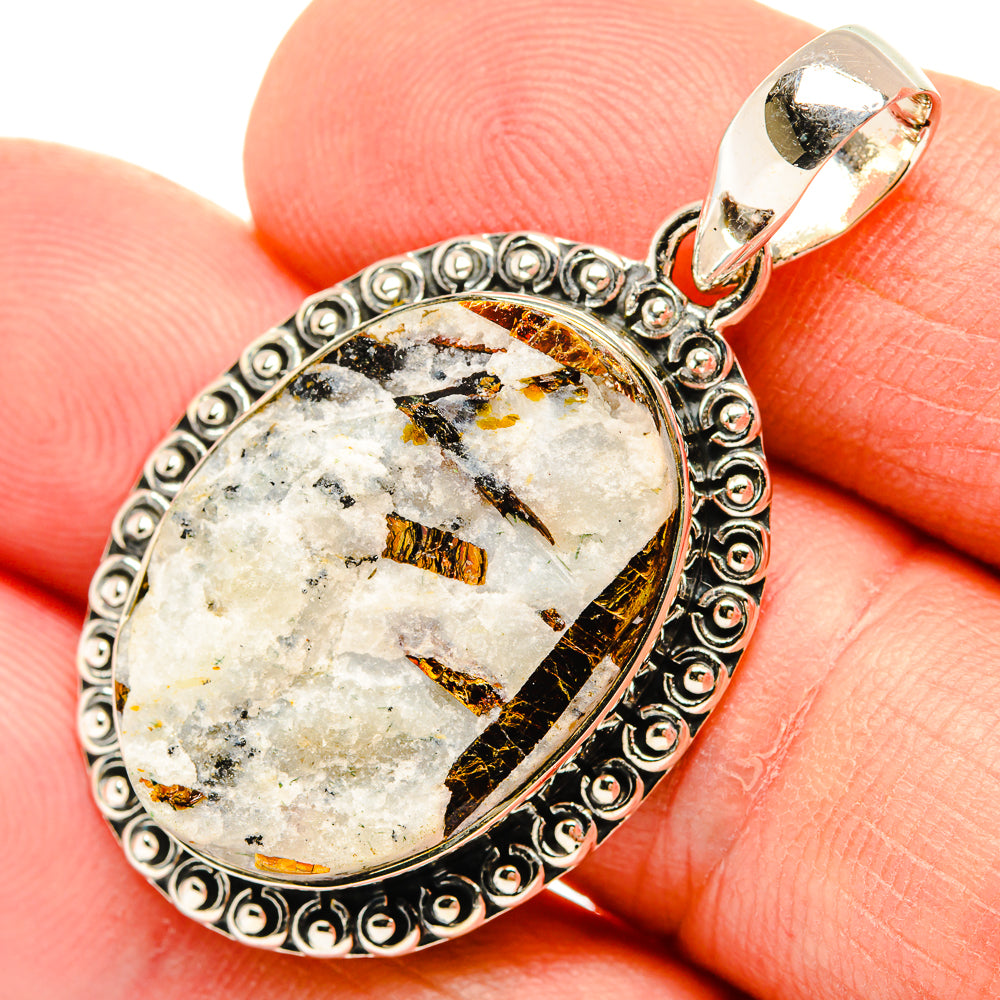 Astrophyllite Pendants handcrafted by Ana Silver Co - PD30696