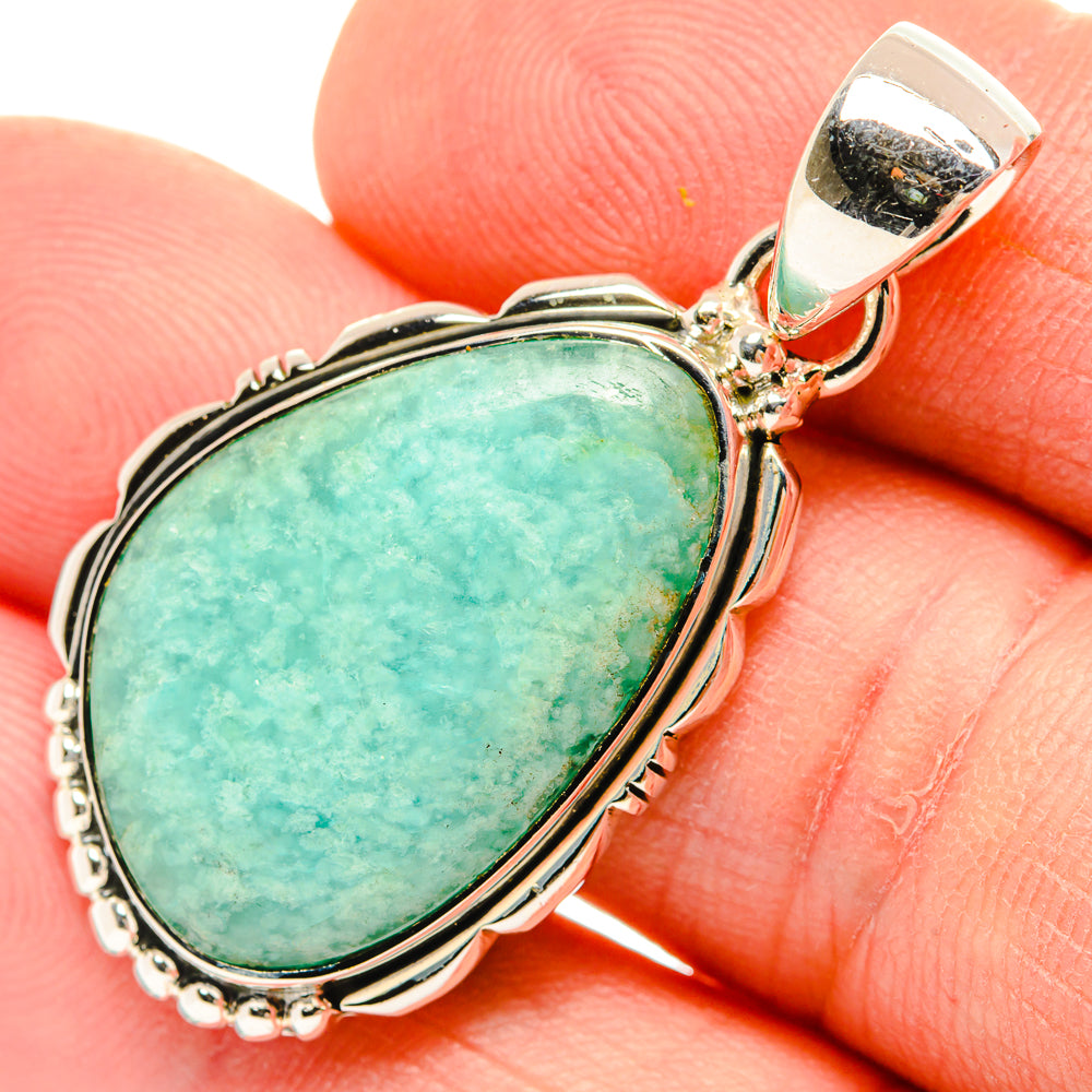 Amazonite Pendants handcrafted by Ana Silver Co - PD30699