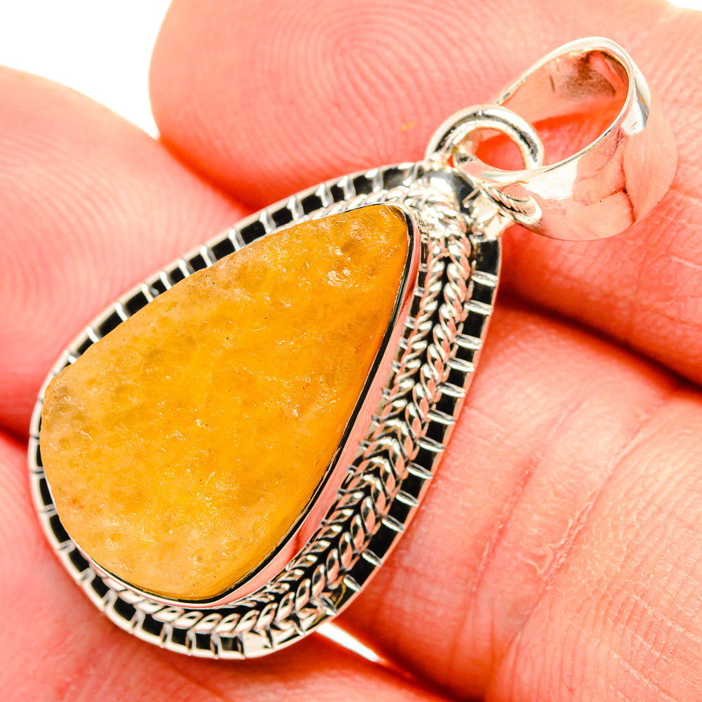 Lemon Jasper Pendants handcrafted by Ana Silver Co - PD30701