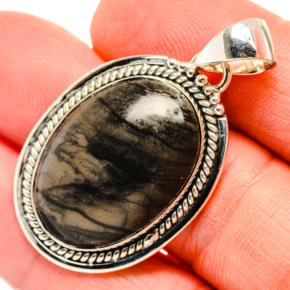 Picasso Jasper Pendants handcrafted by Ana Silver Co - PD30707