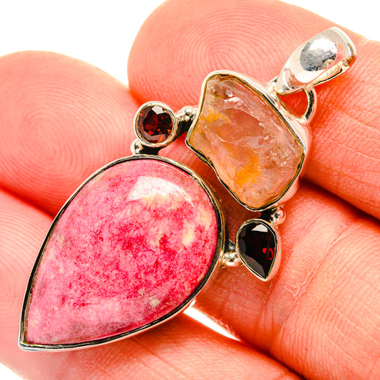 Thulite Pendants handcrafted by Ana Silver Co - PD30709