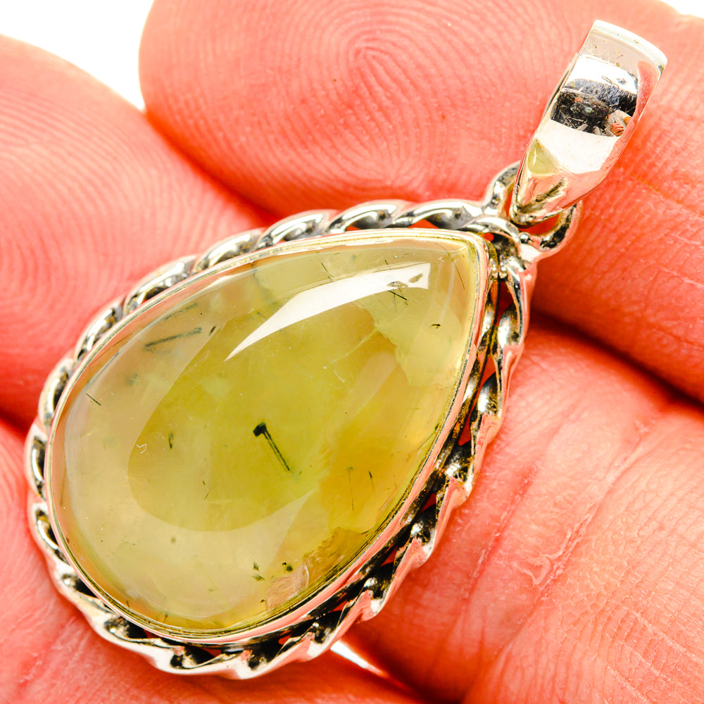 Prehnite Pendants handcrafted by Ana Silver Co - PD30717