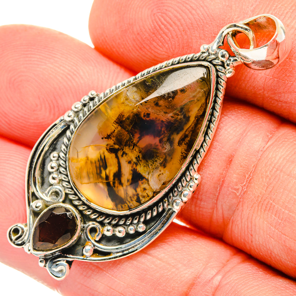 Montana Agate Pendants handcrafted by Ana Silver Co - PD30722