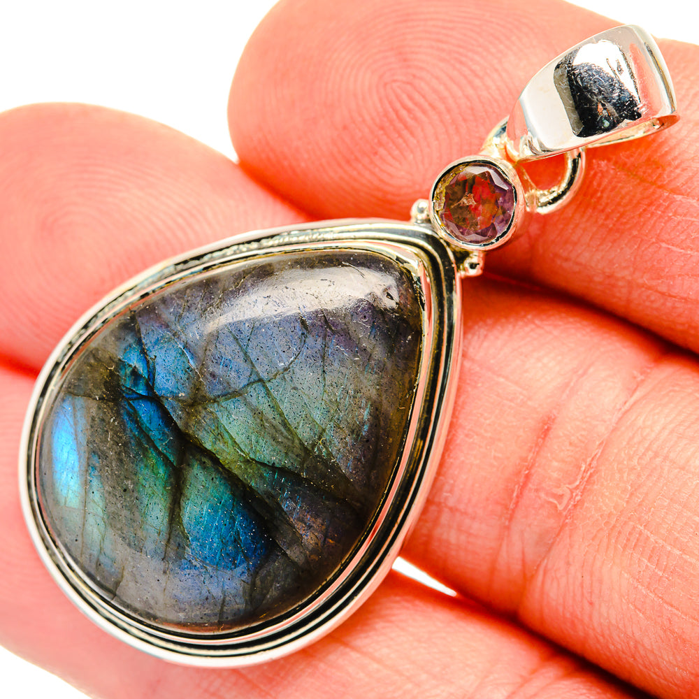 Labradorite Pendants handcrafted by Ana Silver Co - PD30727
