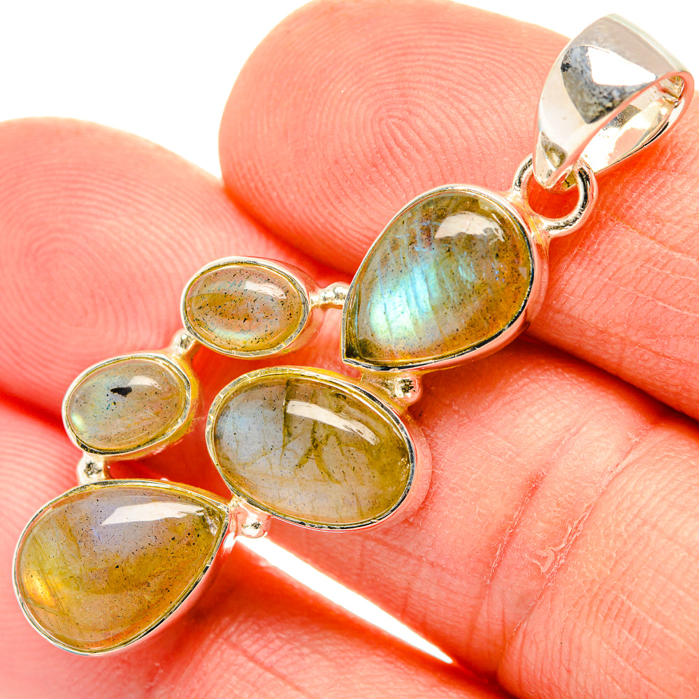 Labradorite Pendants handcrafted by Ana Silver Co - PD30737