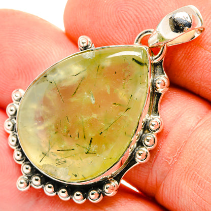 Prehnite Pendants handcrafted by Ana Silver Co - PD30738