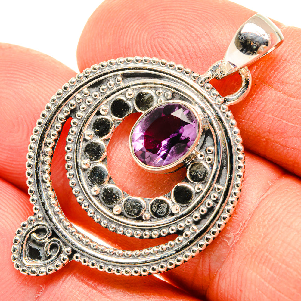 Amethyst Pendants handcrafted by Ana Silver Co - PD30742
