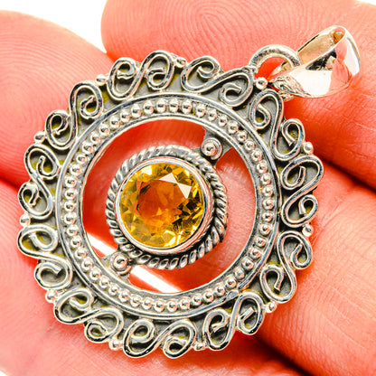 Citrine Pendants handcrafted by Ana Silver Co - PD30747