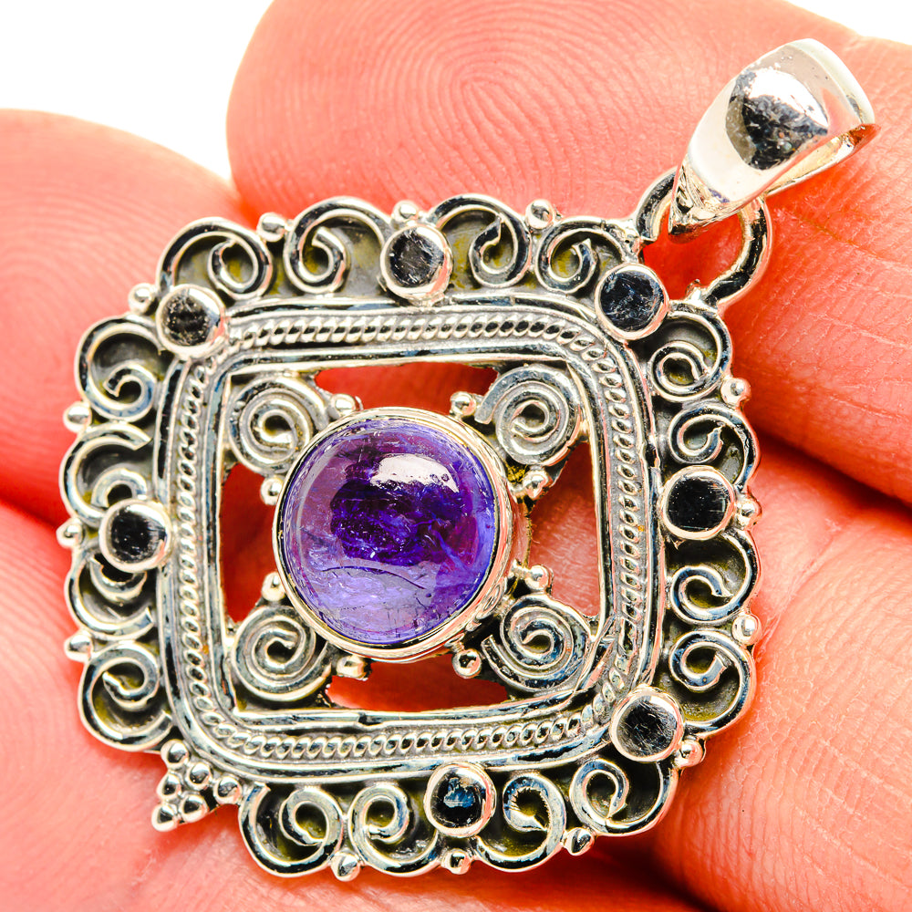Tanzanite Pendants handcrafted by Ana Silver Co - PD30748