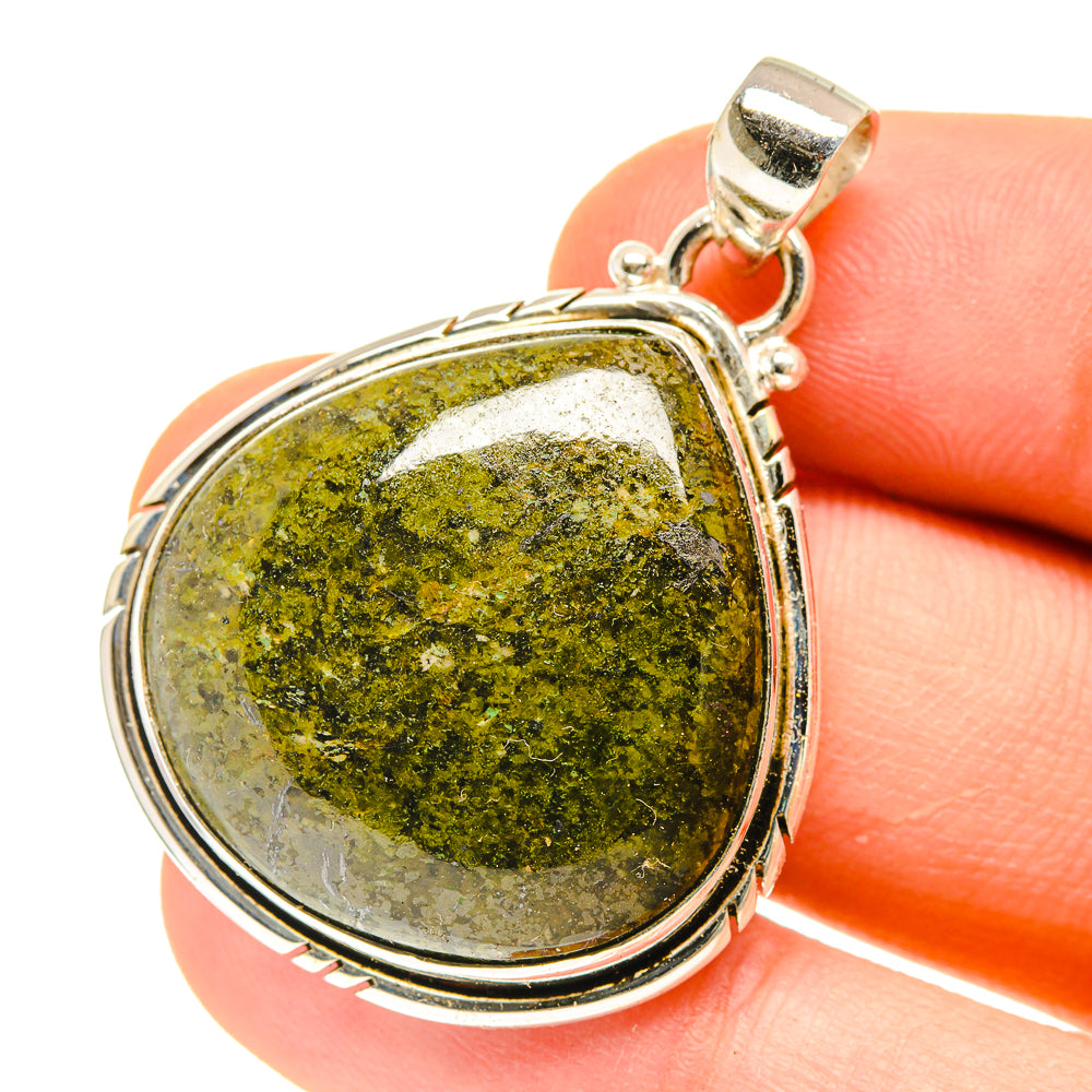 Rainforest Jasper Pendants handcrafted by Ana Silver Co - PD3075