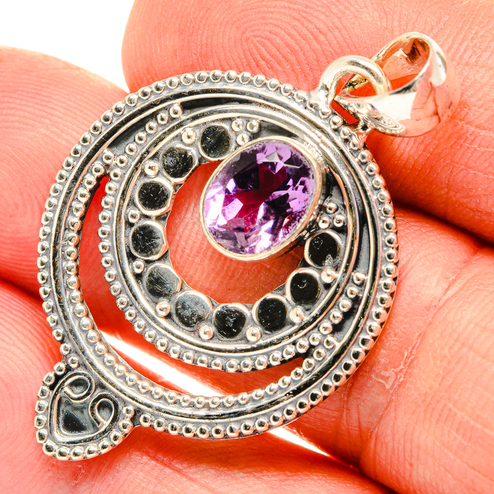 Amethyst Pendants handcrafted by Ana Silver Co - PD30750