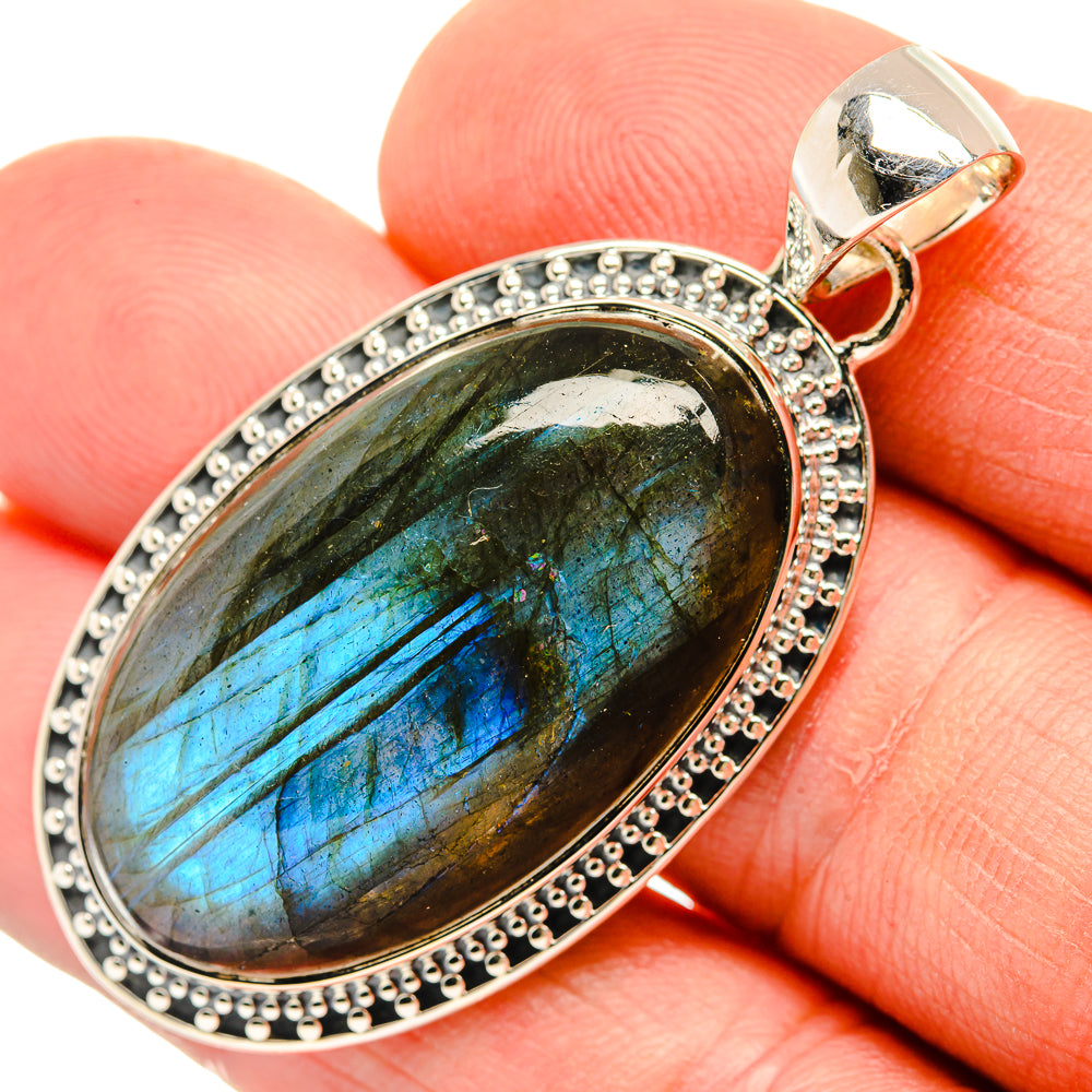 Labradorite Pendants handcrafted by Ana Silver Co - PD30752