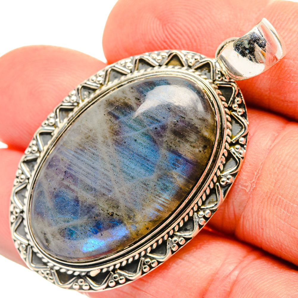 Labradorite Pendants handcrafted by Ana Silver Co - PD30753