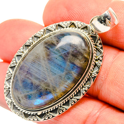 Labradorite Pendants handcrafted by Ana Silver Co - PD30753