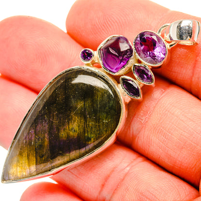 Labradorite Pendants handcrafted by Ana Silver Co - PD30755