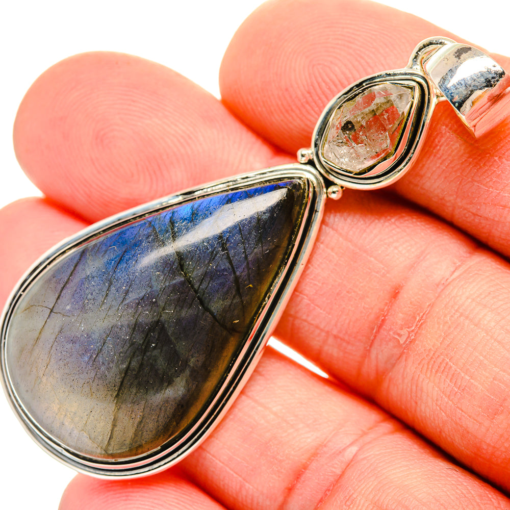 Labradorite Pendants handcrafted by Ana Silver Co - PD30756