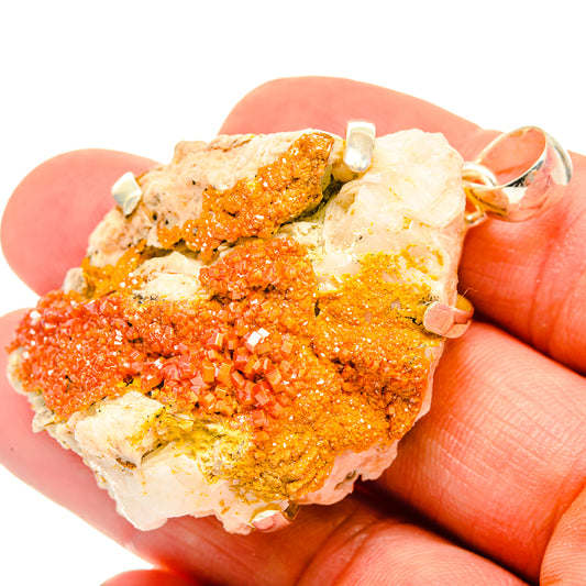 Vanadinite Pendants handcrafted by Ana Silver Co - PD30766