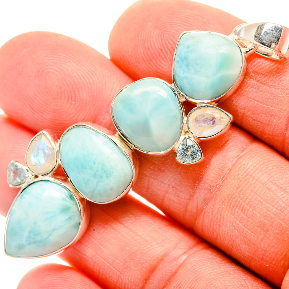 Larimar Pendants handcrafted by Ana Silver Co - PD30774