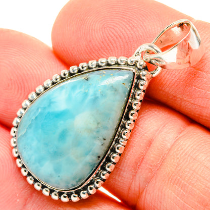 Larimar Pendants handcrafted by Ana Silver Co - PD30781