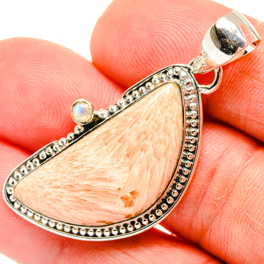 Scolecite Pendants handcrafted by Ana Silver Co - PD30786