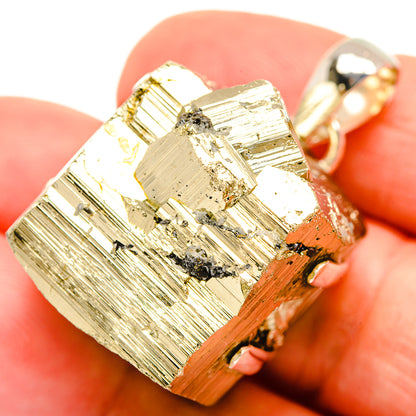 Pyrite Pendants handcrafted by Ana Silver Co - PD30792
