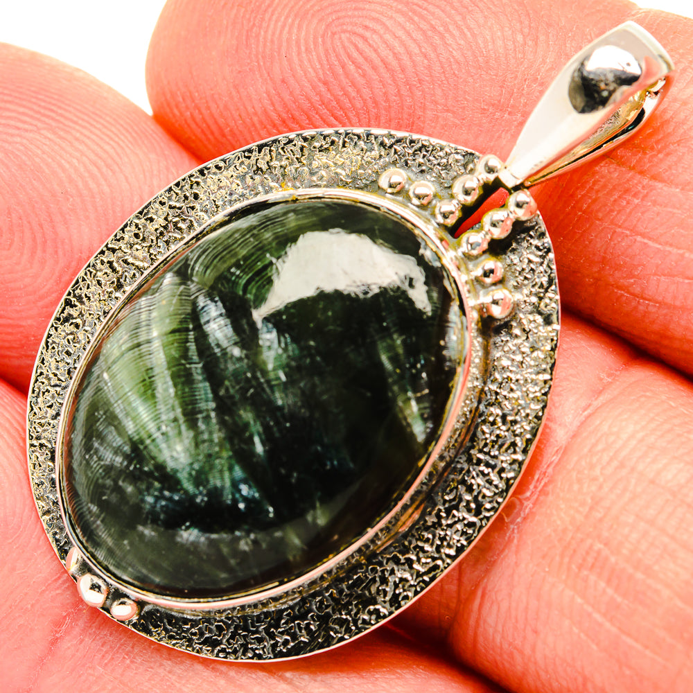 Seraphinite Pendants handcrafted by Ana Silver Co - PD30806