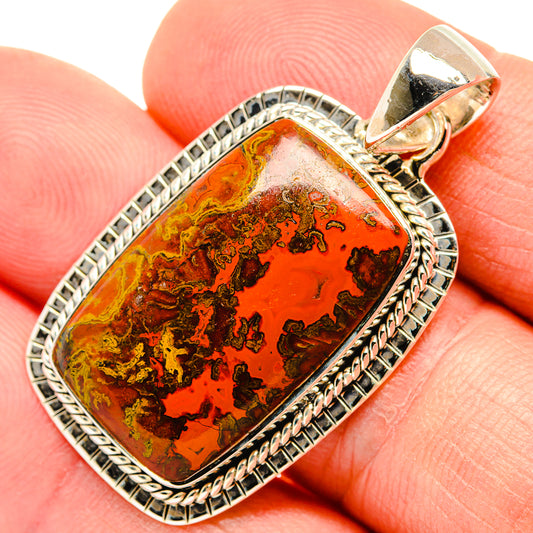 Moroccan Agate Pendants handcrafted by Ana Silver Co - PD30808