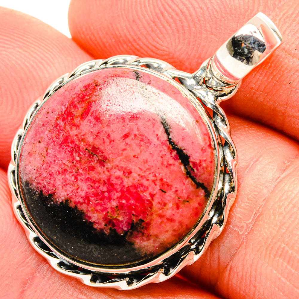 Rhodonite Pendants handcrafted by Ana Silver Co - PD30810