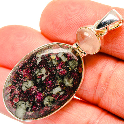 Russian Eudialyte Pendants handcrafted by Ana Silver Co - PD30811