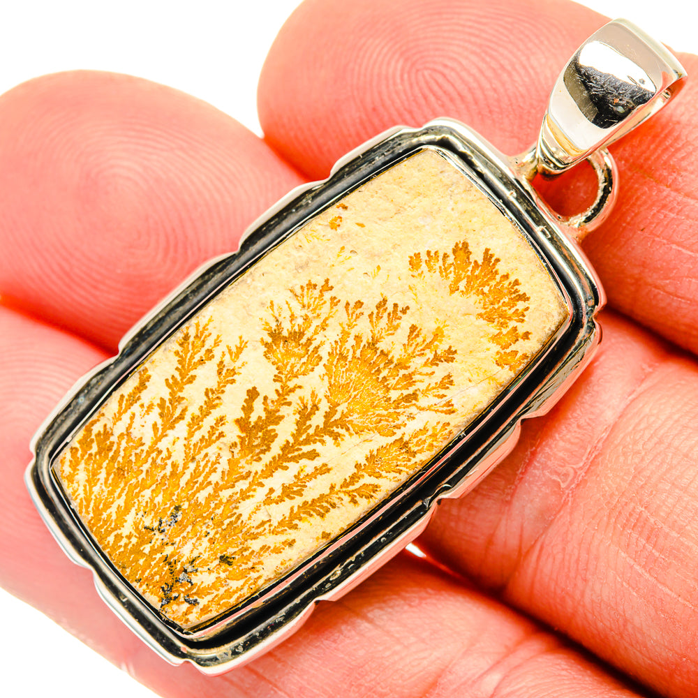 Germany Psilomelane Dendrite Pendants handcrafted by Ana Silver Co - PD30813