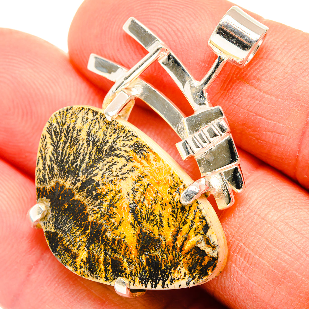 Germany Psilomelane Dendrite Pendants handcrafted by Ana Silver Co - PD30821