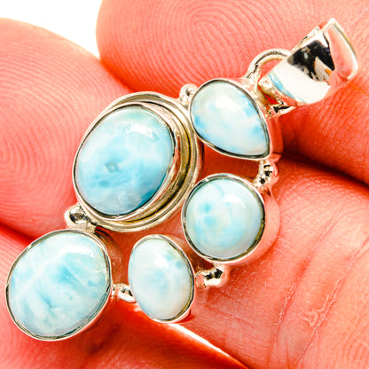 Larimar Pendants handcrafted by Ana Silver Co - PD30824