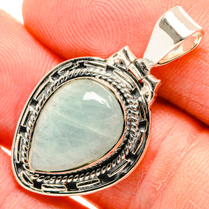 Aquamarine Pendants handcrafted by Ana Silver Co - PD30830